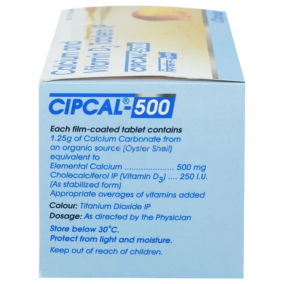 cipcal 500mg tablet 15's